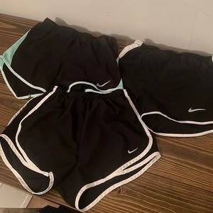 Set of 3 women’s Nike shorts size small